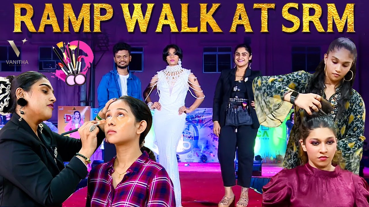 VV Styling Outfits | Fashion Show @ SRM College | Ramp Walk | Fab 2022 | Vanitha Vijaykumar