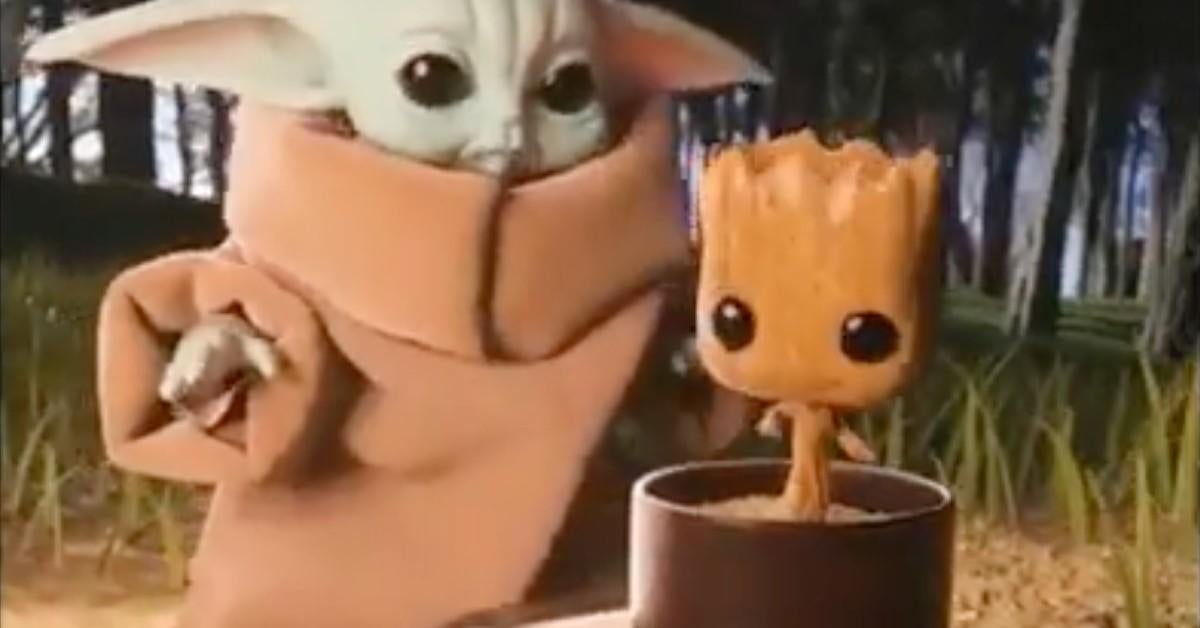 James Gunn Shares Hilarious Star Wars Day Video Featuring Grogu and Baby Groot