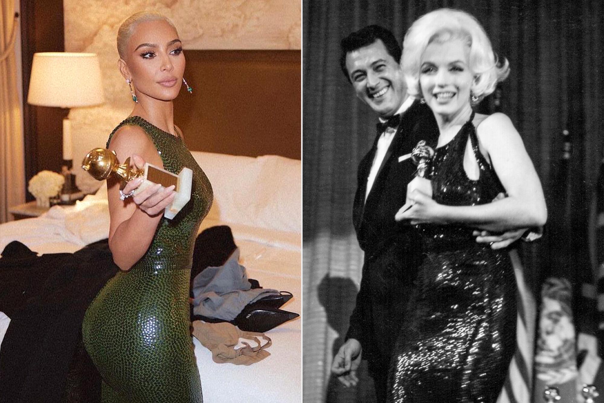 Kim Kardashian changed into a second Marilyn Monroe dress after Met Gala