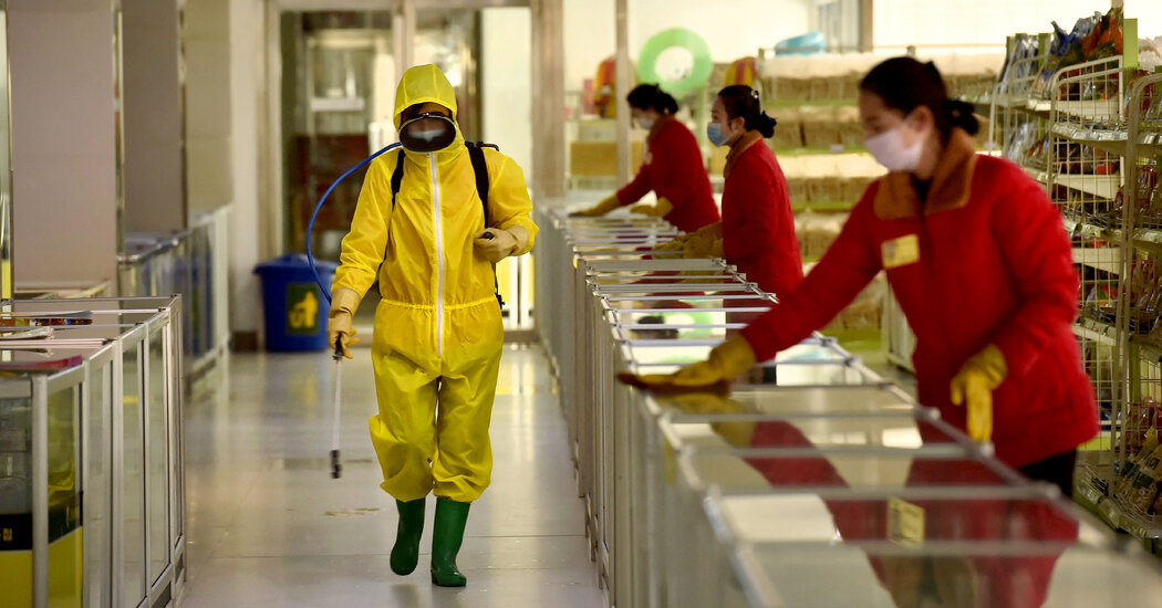 North Korea reports its first Covid outbreak.