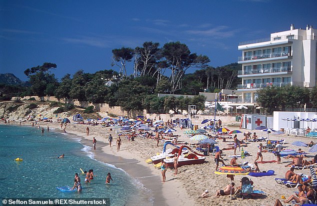 British boy, 16, is arrested 'for raping a girl from the UK of the same age' at Majorca hotel 'with attack ending when her mother walked in on them'