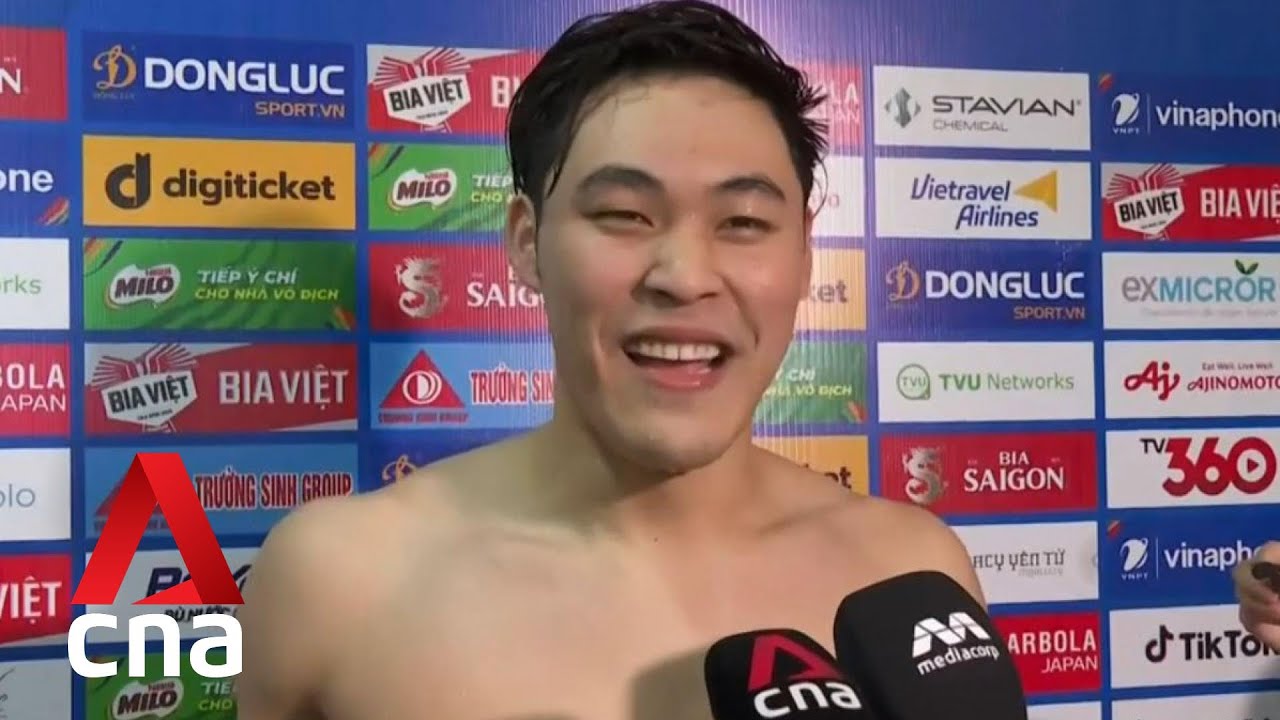 31st SEA Games: Maximillian Ang wins gold in men's 200m breaststroke