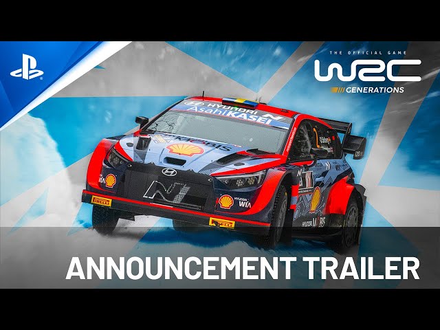 WRC Generations - Announcement Trailer | PS5 & PS4 Games