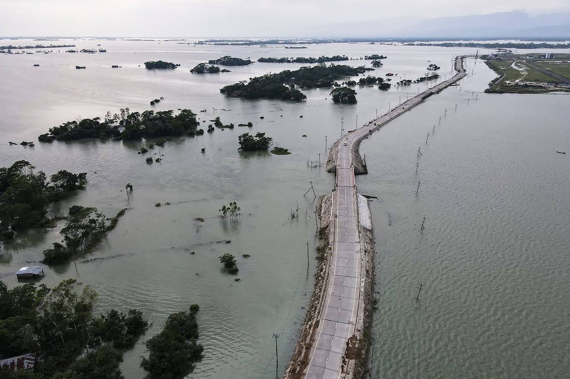 Two million stranded as worst floods in decades hit Bangladesh’s northeast