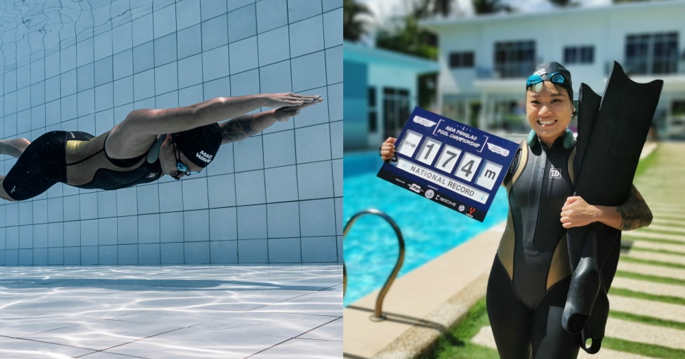 S'porean woman, 32, sets new national record with 174m freedive