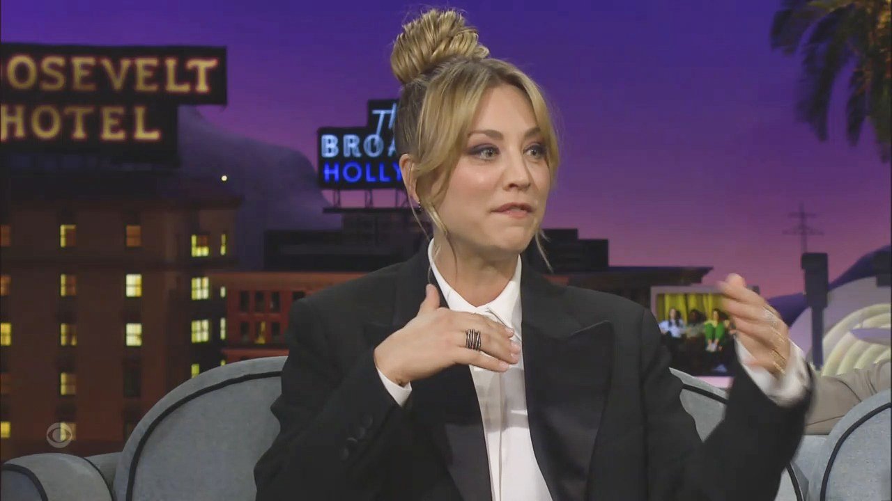 Kaley Cuoco tears up after revealing dad came to watch all 279 episodes of The Big Bang Theory being filmed