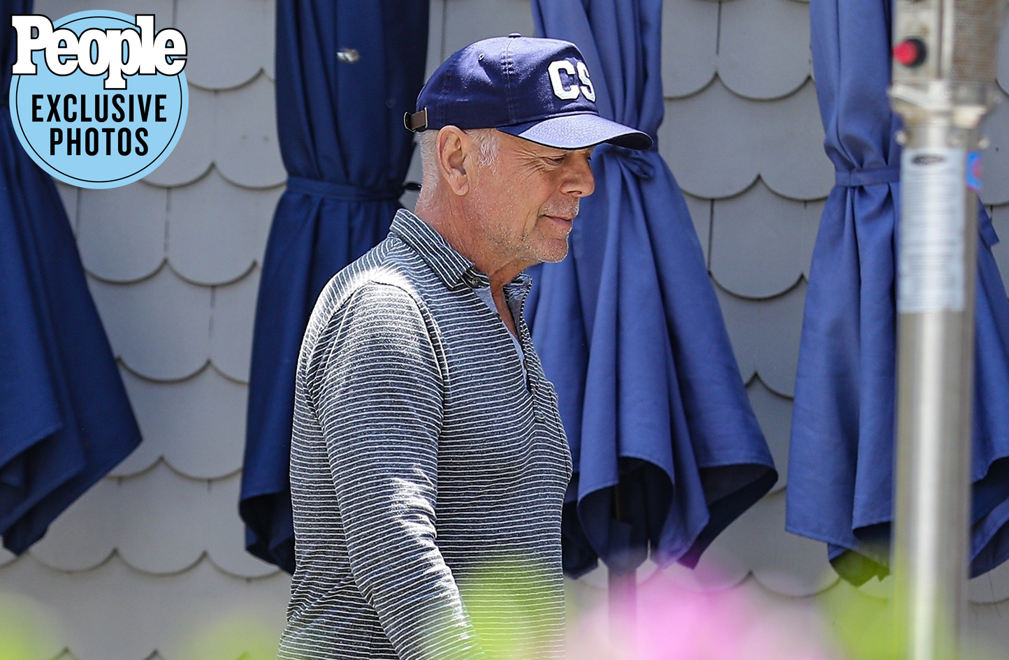 Bruce Willis Is All Smiles During Rare Outing in Santa Monica