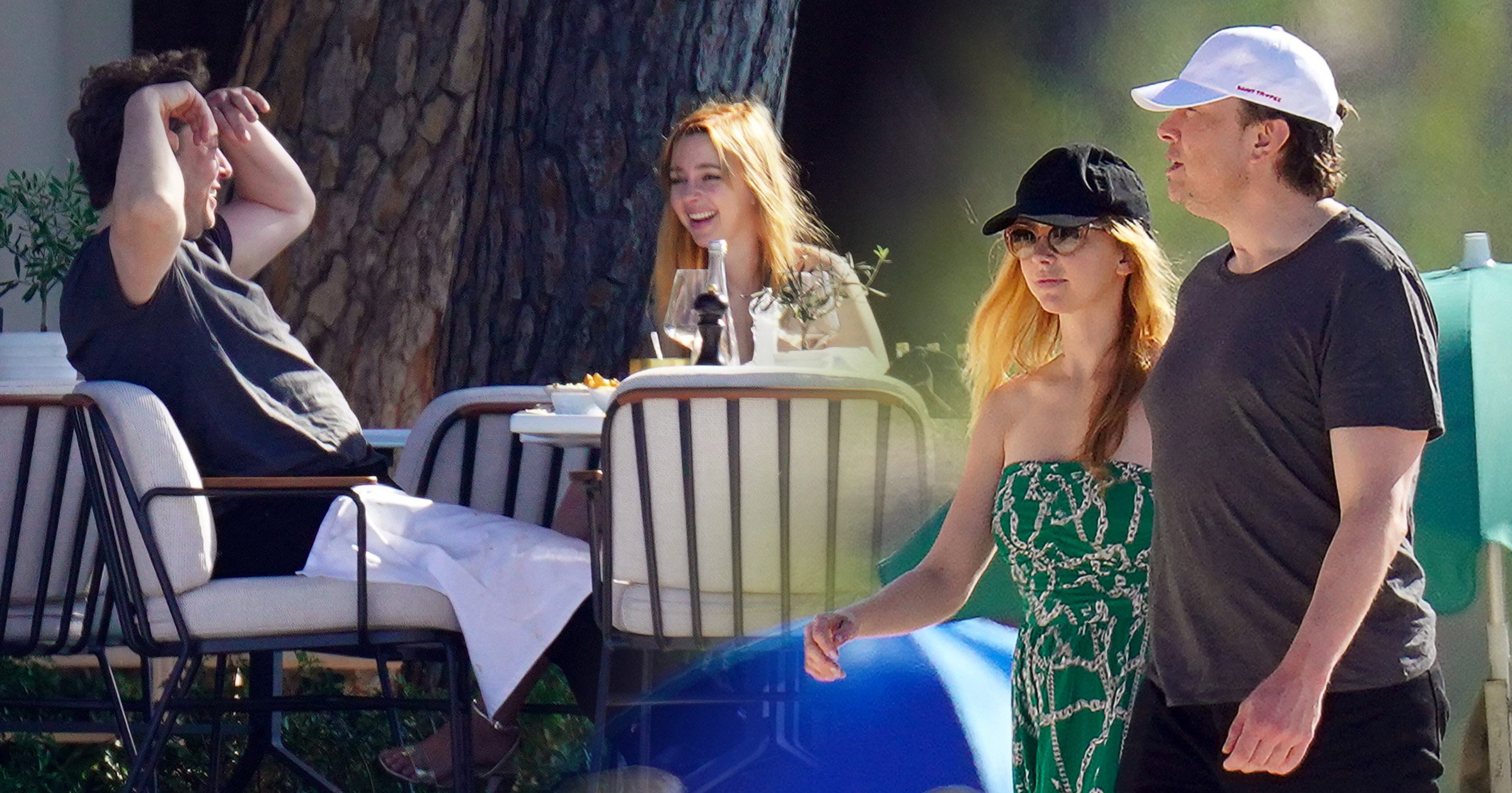 Elon Musk seen for first time with new love interest Natasha Bassett as pair enjoy dinner at $1,300-a-night hotel