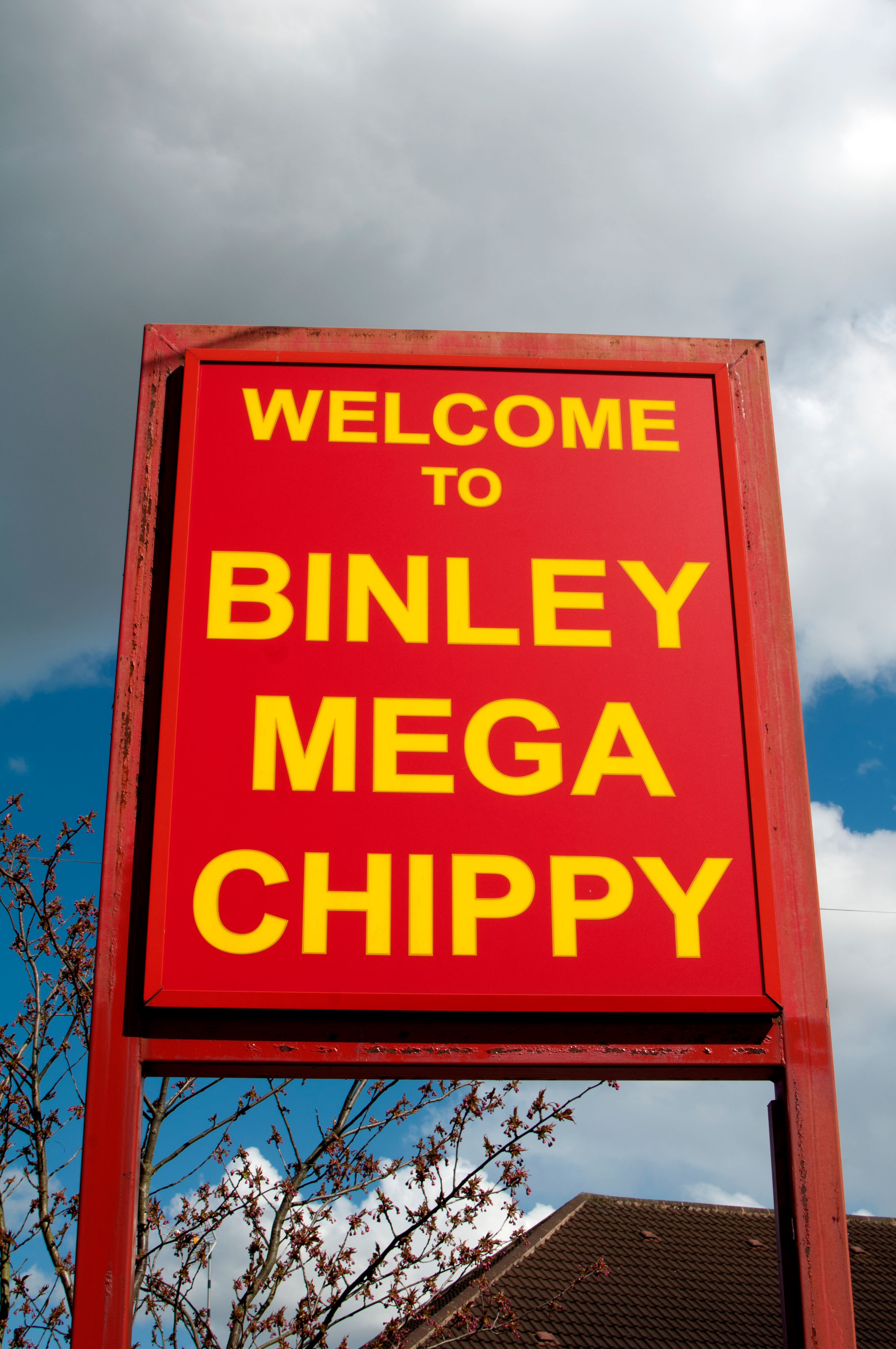 Lads Camp Outside Binley Mega Chippy