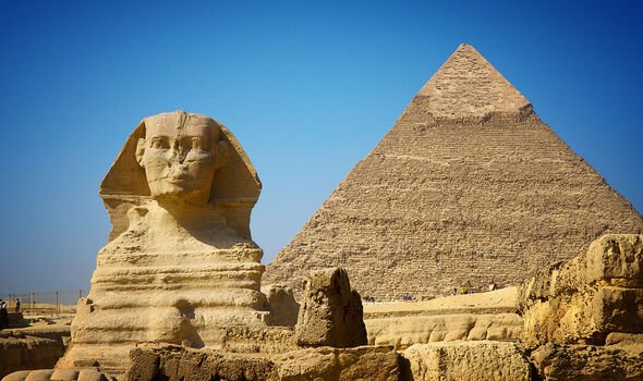 Egypt mystery solved after Great Sphinx spotted with 'eyes closed' in Giza Plateau