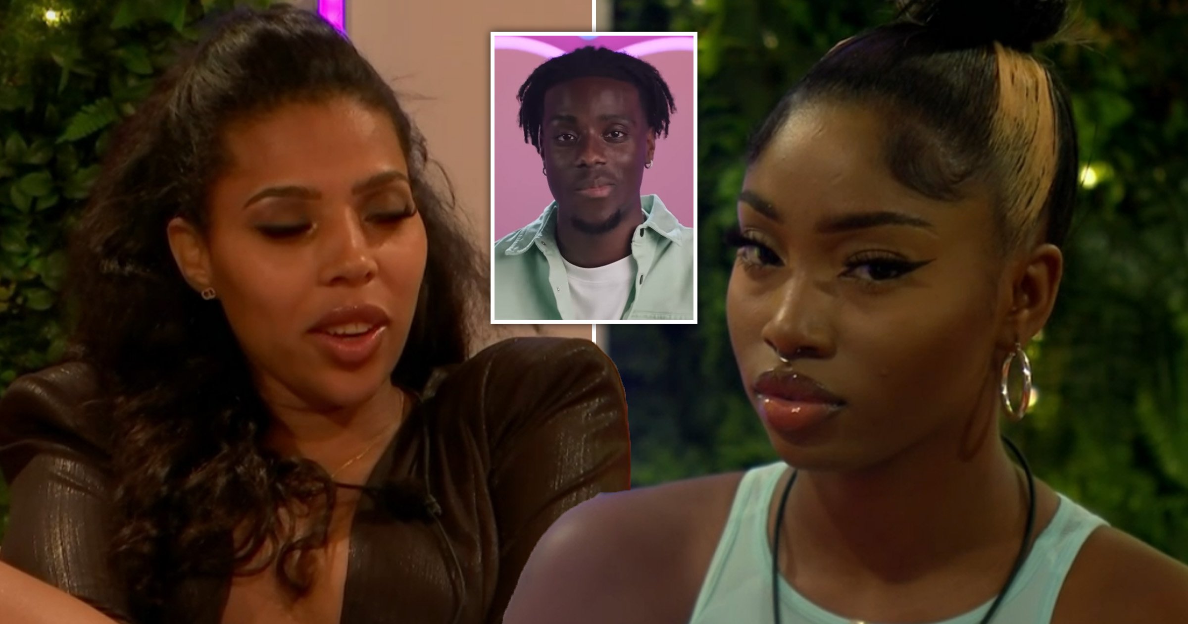 Love Island fans tickled by Indiyah Polack and Amber Beckford struggling with Ikenna Ekwonna’s name