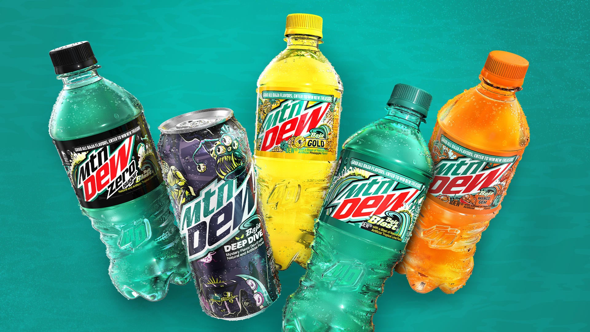 MTN DEW Baja Blast Returns to Stores With Three New "Spinoff" Flavors