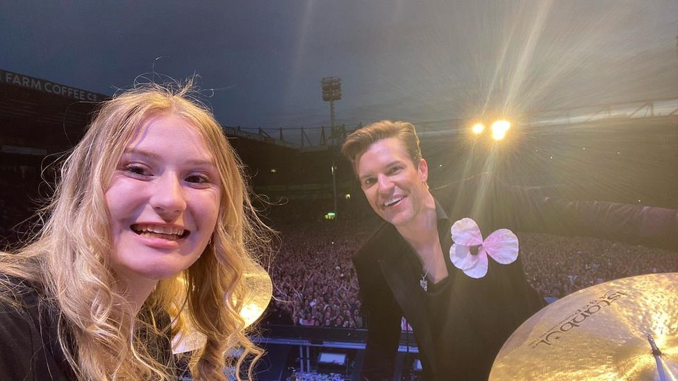 The Killers invite student to drum on stage at Norwich concert