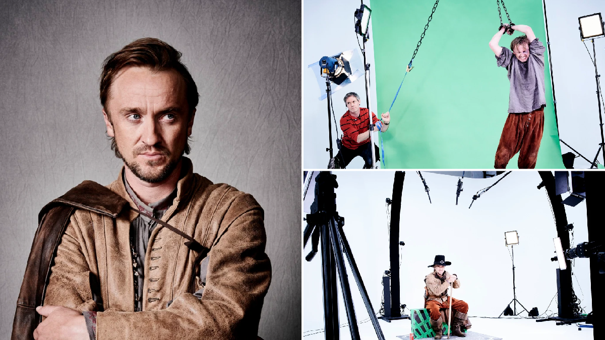 Sneak peek at behind-the-scenes images of Tom Felton bringing Guy Fawkes to life in new immersive experience