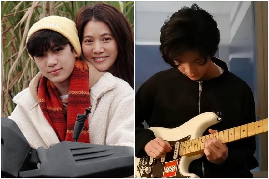 Anita Yuen's son performs Beyond song in tribute to late singer Wong Ka Kui