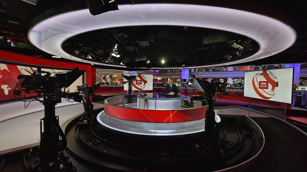 BBC unveils modernised flagship TV news studio