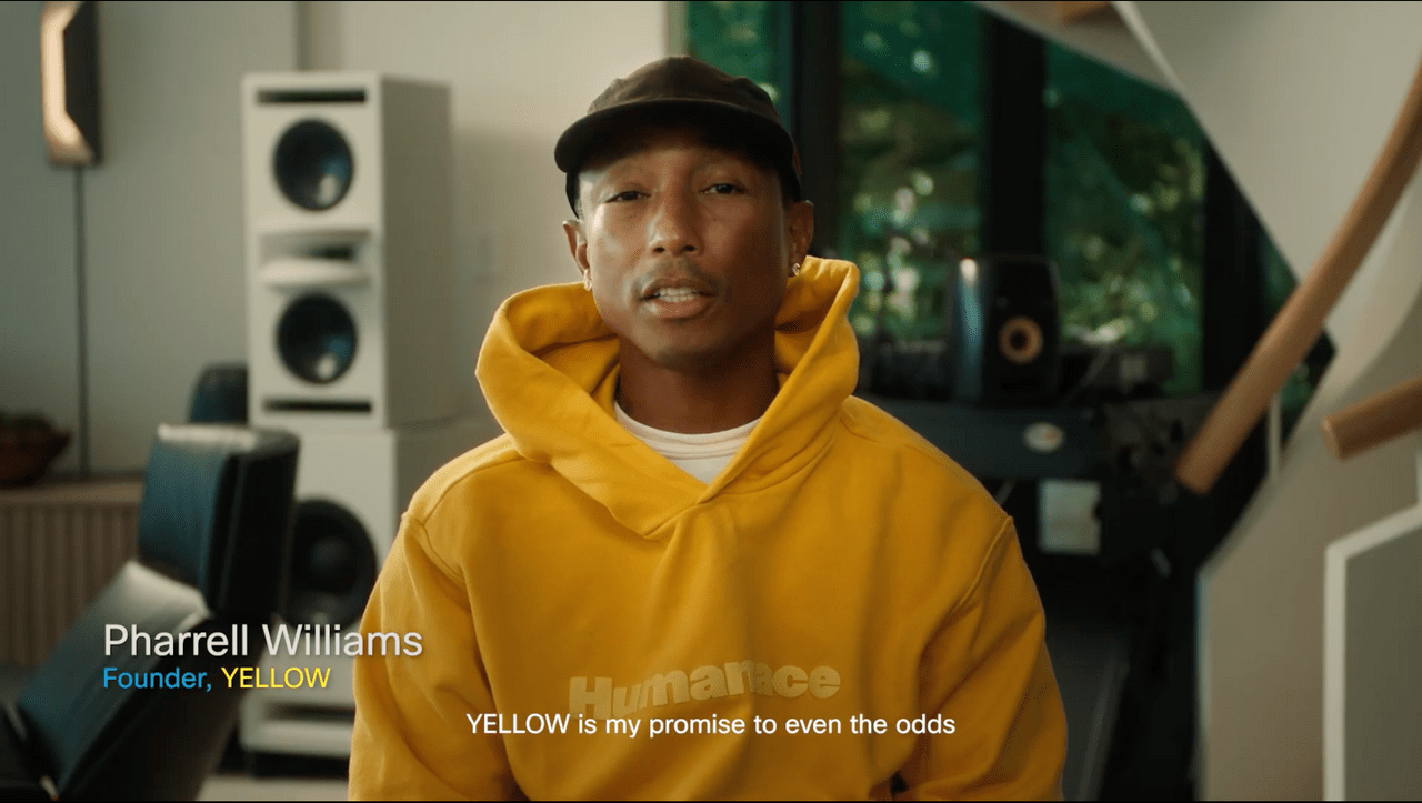 Pharrell’s YELLOW Non-Profit Partners With Cisco to Provide Educational Technology to Marginalized Youth