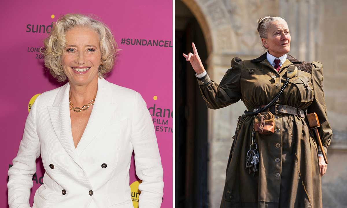 Emma Thompson transforms into Miss Trunchbull for Matilda the Musical - and you will not recognise her!