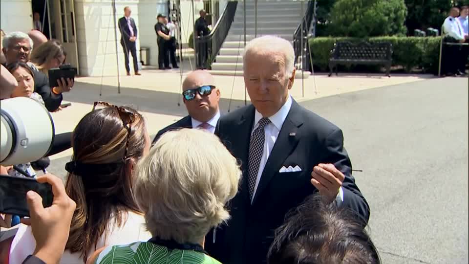 Biden says seeing mbs is part of broader meeting