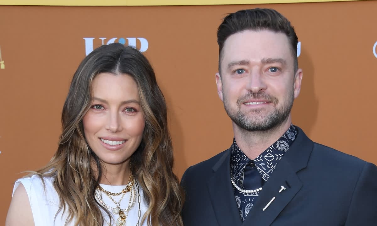 Justin Timberlake shares Father's Day tribute with very rare snap of sons with Jessica Biel