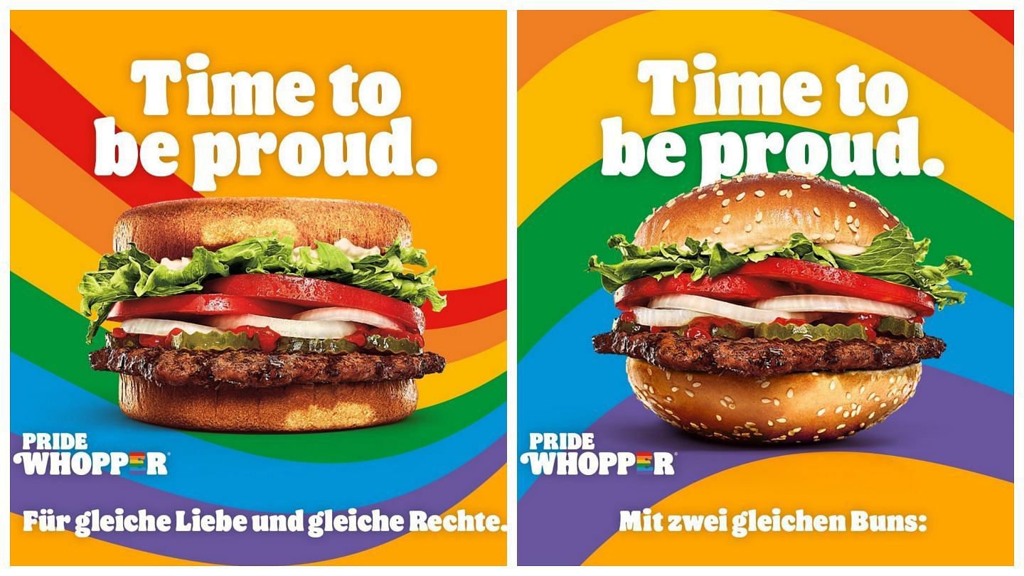 Ad agency apologises over Burger King ‘top and bottom’ Pride whoppers