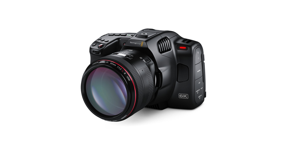 Blackmagic Design Announces New Blackmagic Pocket Cinema Camera 6k G2