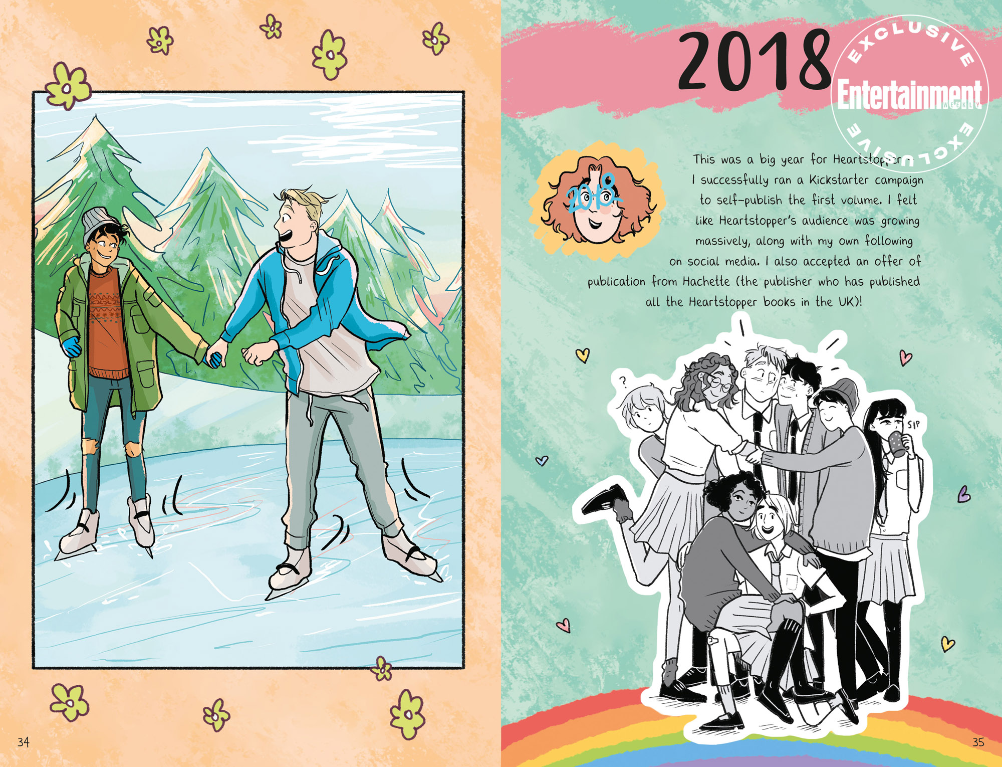 Get ready for more Heartstopper with sneak peek images from the upcoming yearbook comic