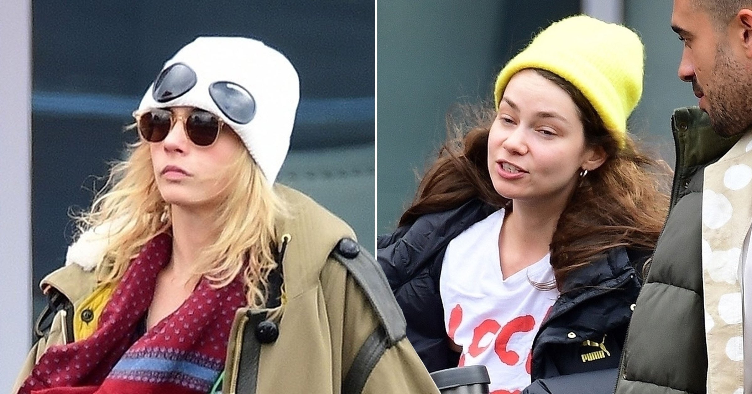 Cara Delevingne travels to Glastonbury in style as she boards helicopter with rumoured new girlfriend Minke