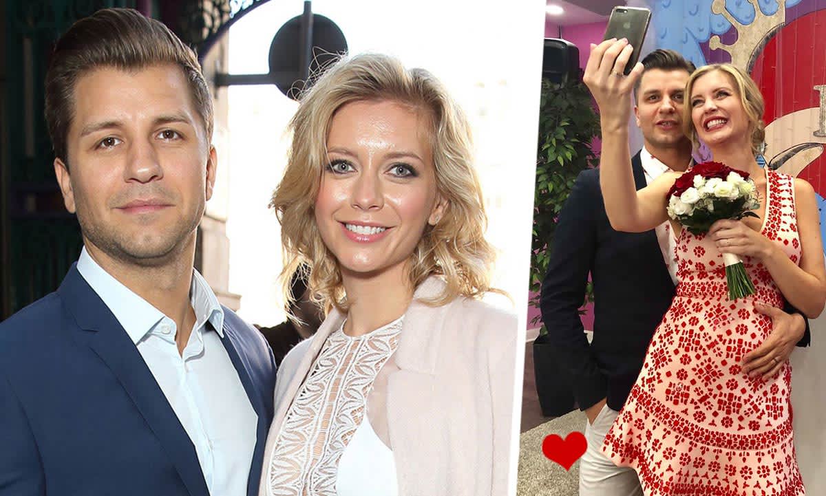 Rachel Riley wore bump-concealing bridal mini dress for surprise Pasha Kovalev wedding – inside