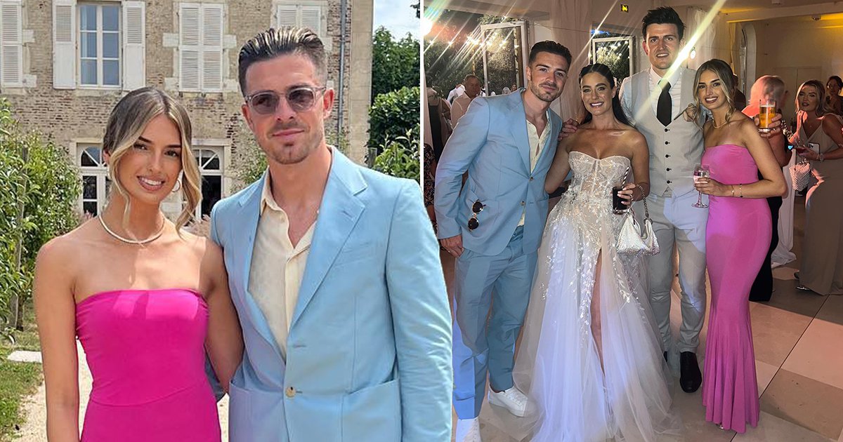 Jack Grealish and girlfriend Sasha Attwood loved-up in cosy photos at Harry Maguire’s wedding: ‘The most amazing few days’