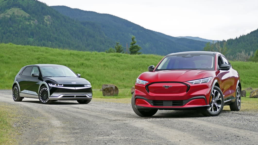 Hyundai Ioniq 5 vs Ford Mustang MachE Comparing electric unobtanium