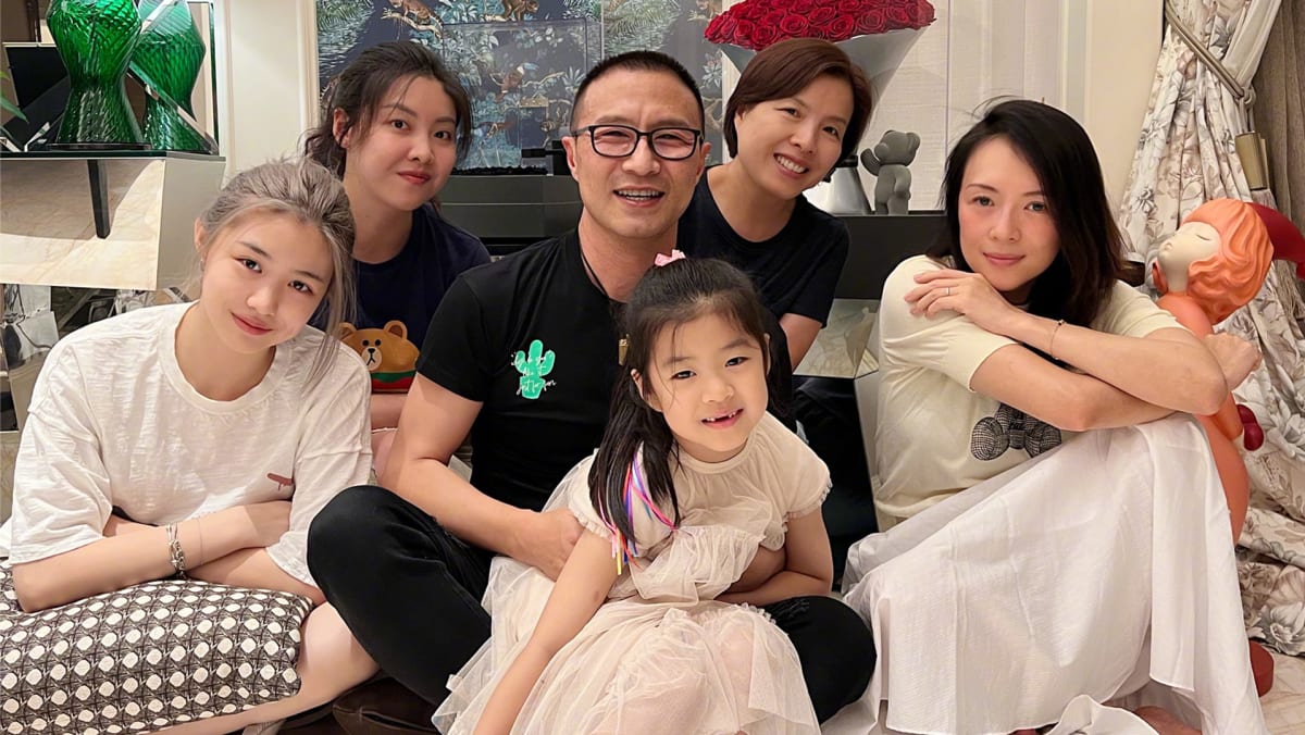 Netizens Speculate Zhang Ziyi Looks Glum In This Pic ‘Cos Her Step-Daughter Has The Same Colour Hair As Her Birth Mum