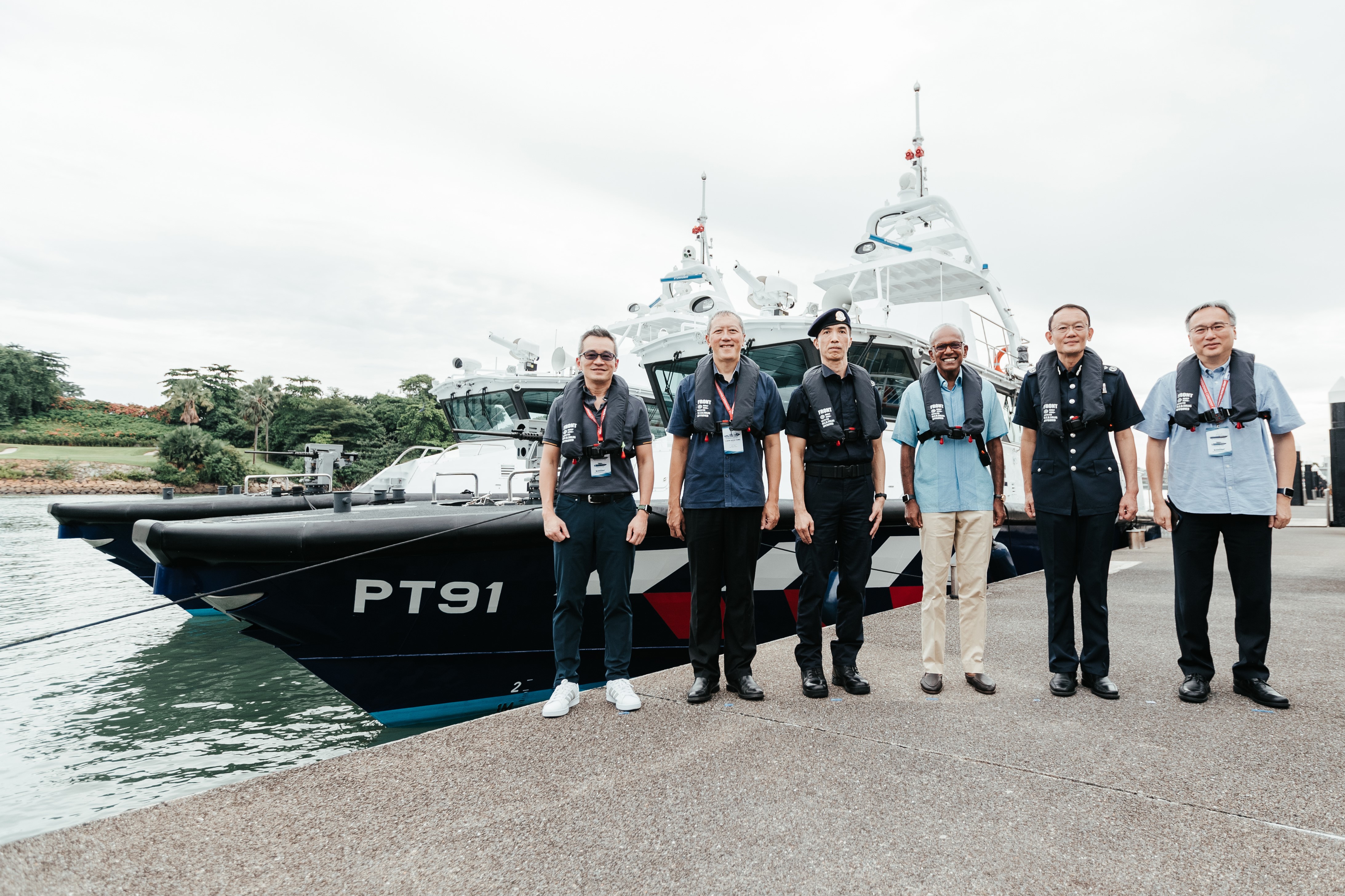 Police Coast Guard Commissioning Ceremony For Next-Generation Patrol Craft