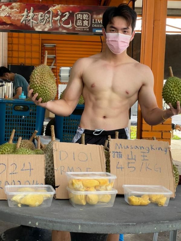 Durian seller aims to make it big ... with a difference