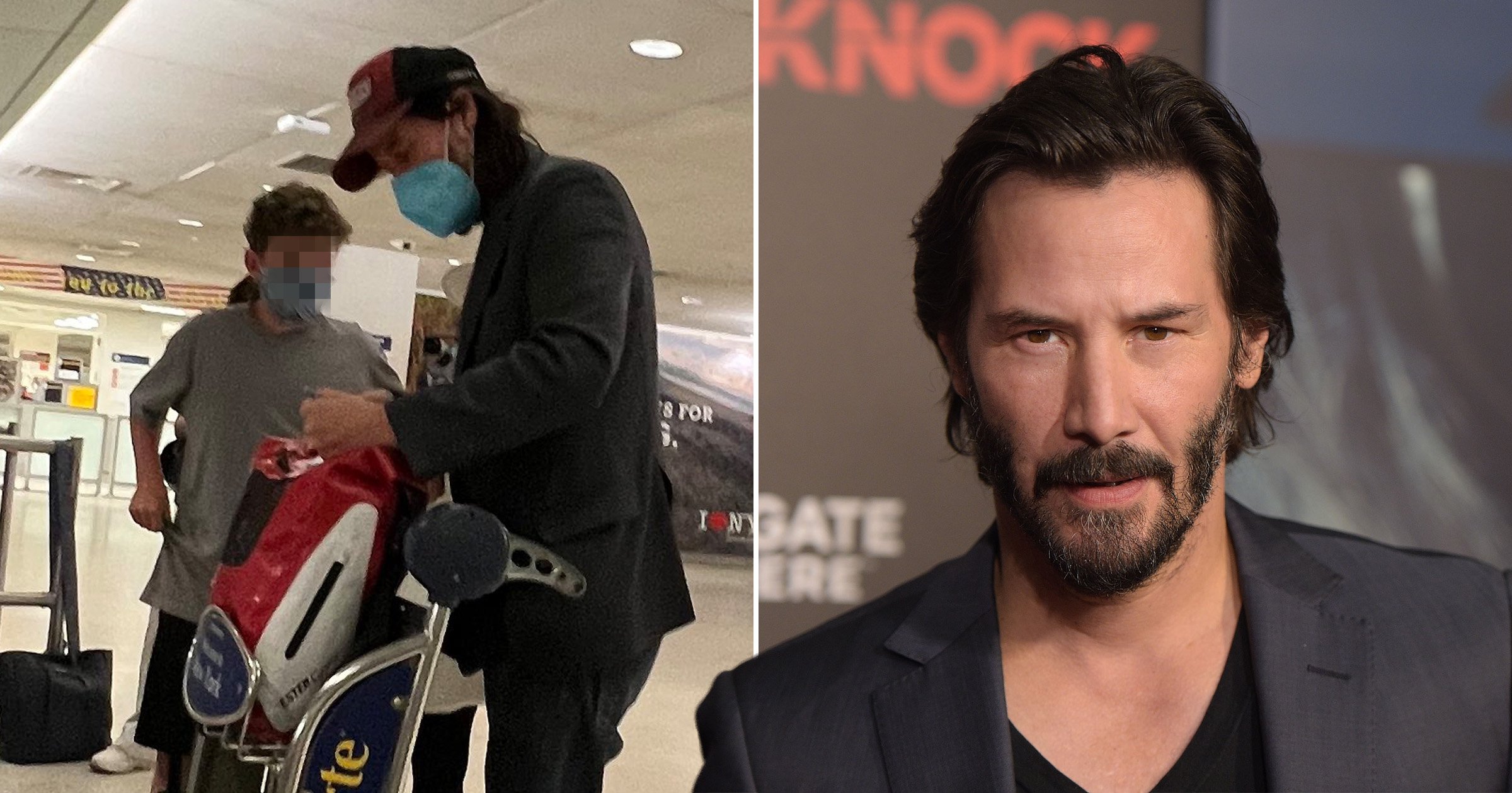 Keanu Reeves is Hollywood’s most wholesome man once again as he’s got plenty of time for young fan’s questions despite long-haul flight