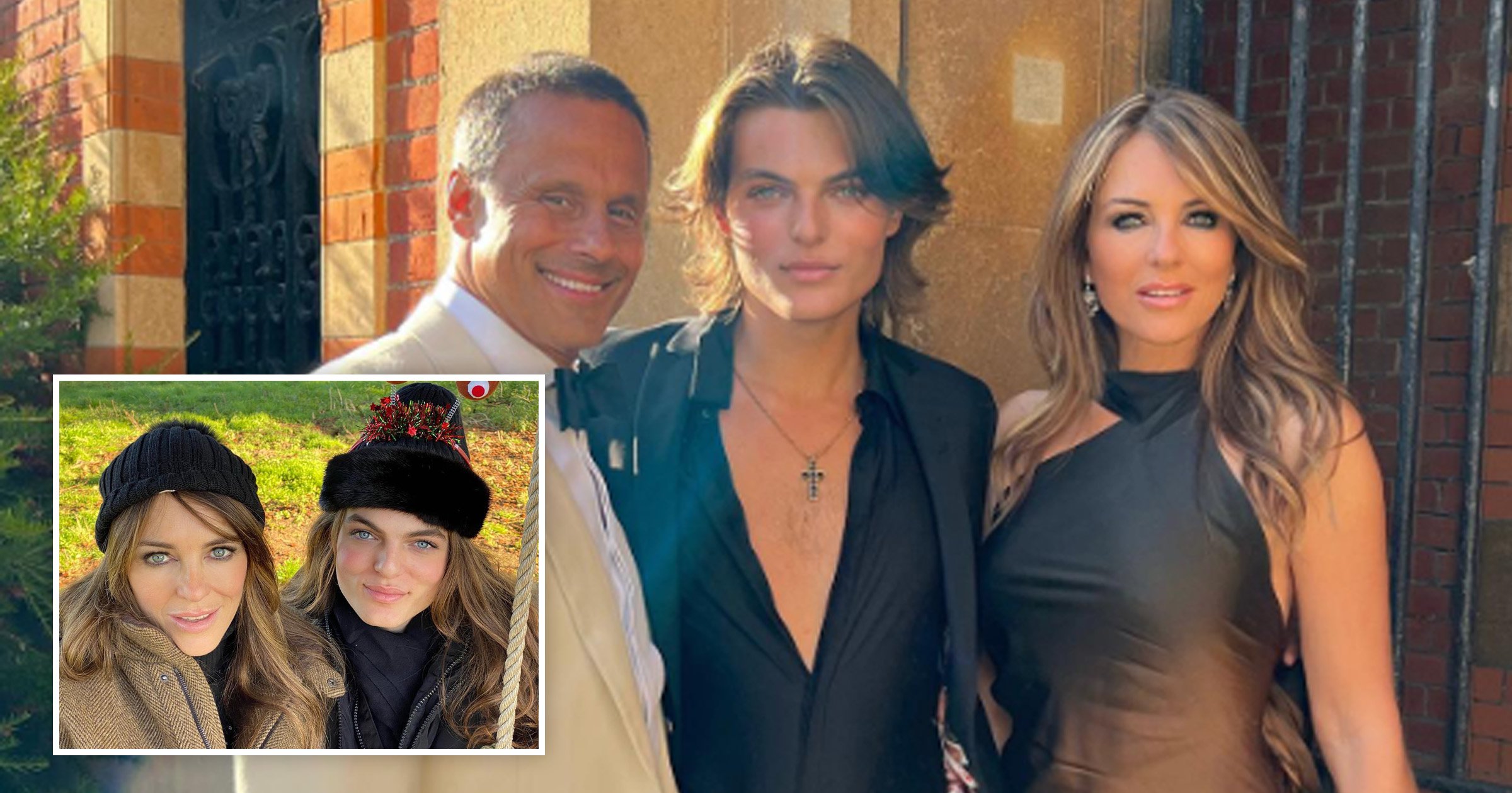 Elizabeth Hurley oozes glamour as she celebrates son Damian’s graduation alongside ex-husband Arun Nayar