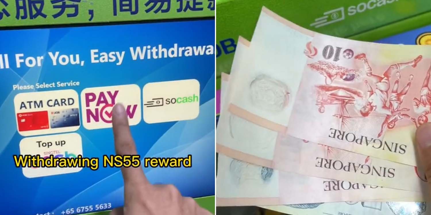 Ns55 credits allegedly redeemable as cash via sheng siong atm, tiktoker shares useful hack