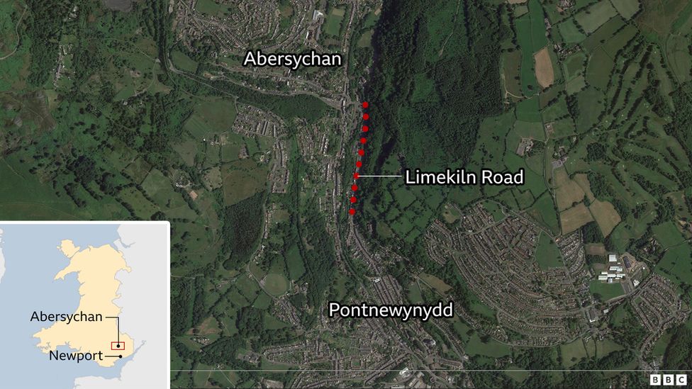 Quarry fall in Pontypool leaves boy dead and girl critical