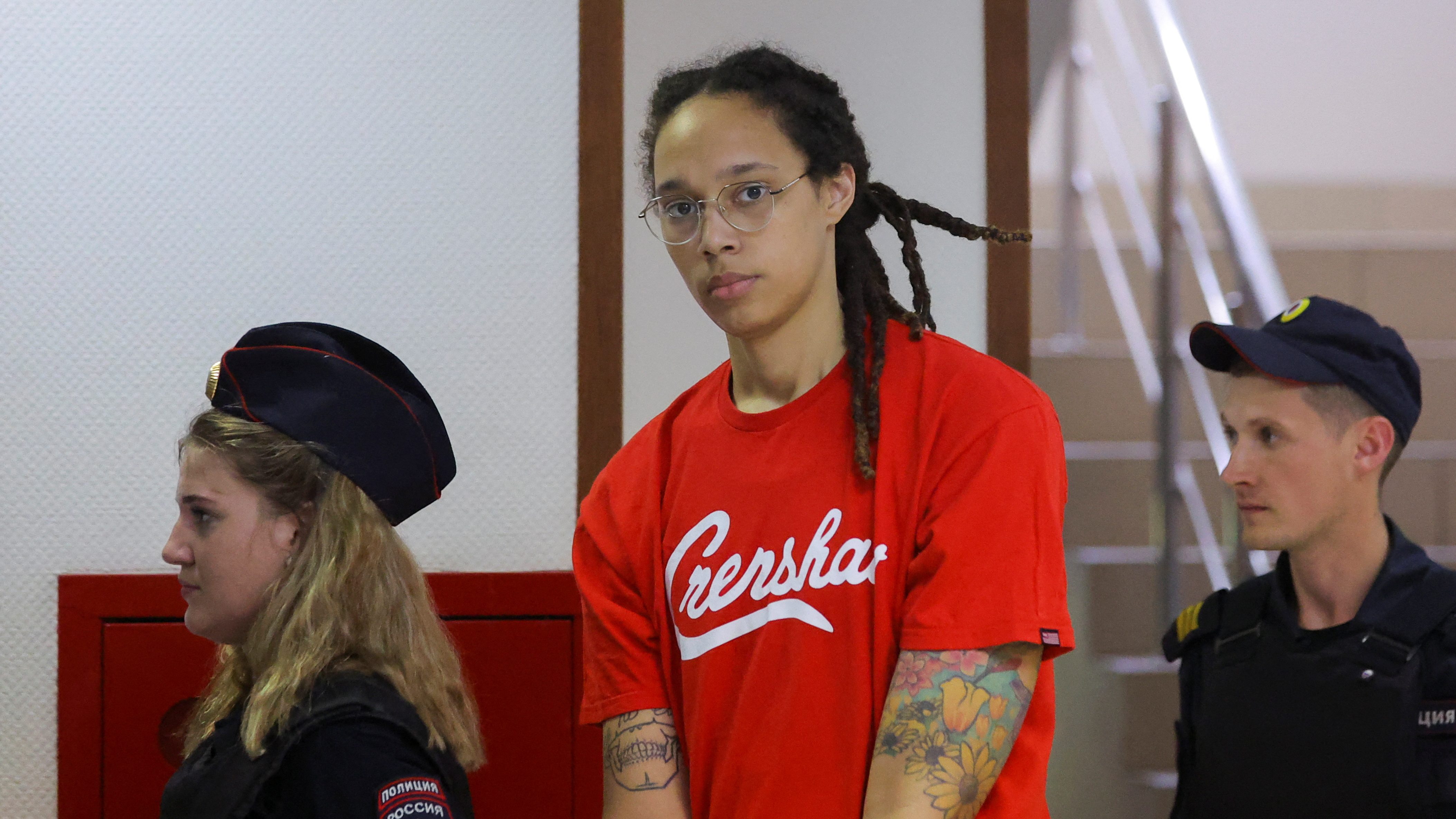 WNBA star Brittney Griner pleaded guilty in Russia following Biden’s call to her family