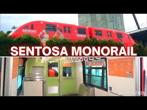 Riding Sentosa Express Red Monorail Inbound | VivoCity to Beach | Nestia