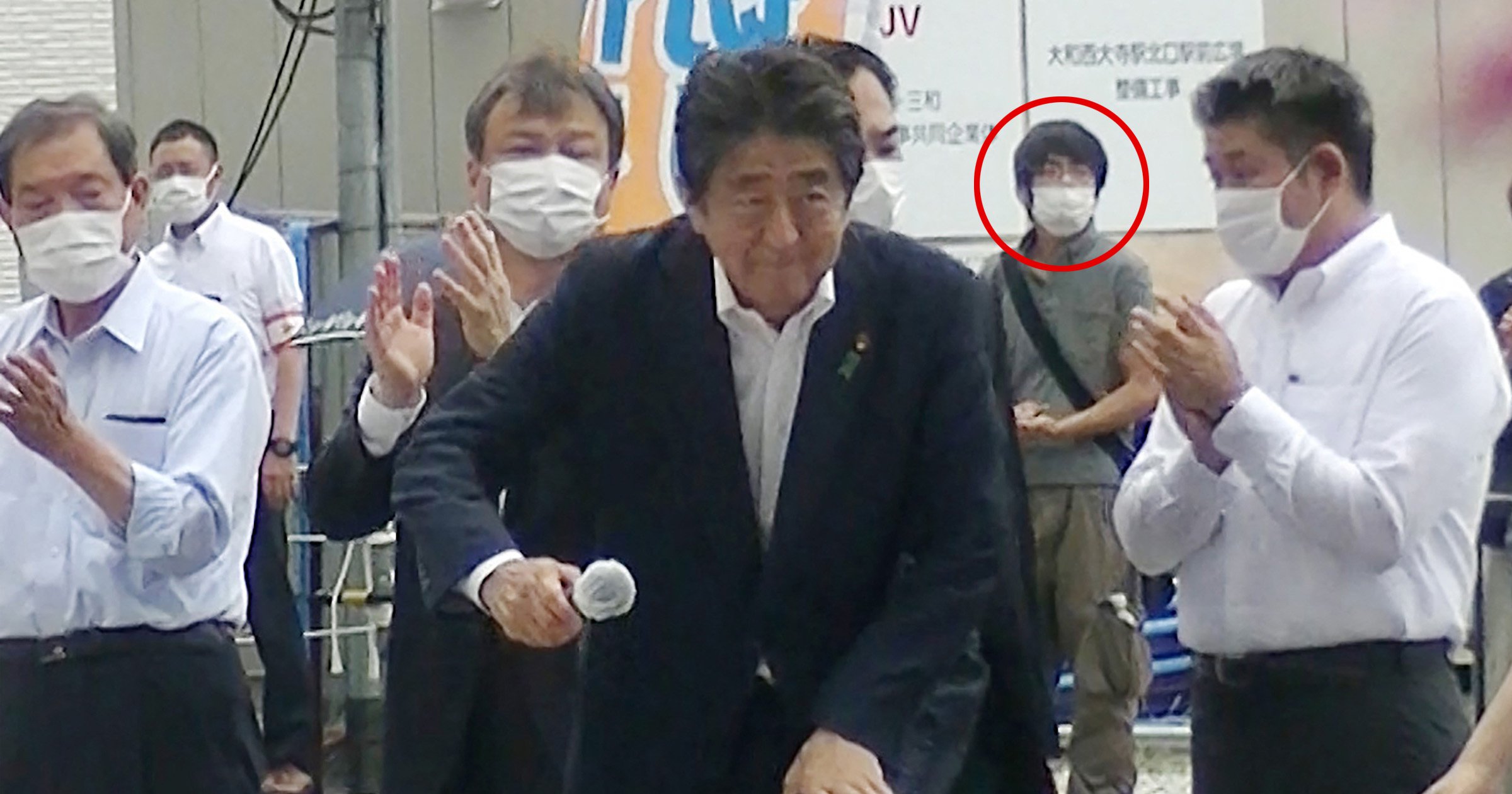 Shinzo Abe shooting suspect pictured moments before ex-Japan PM’s assassination