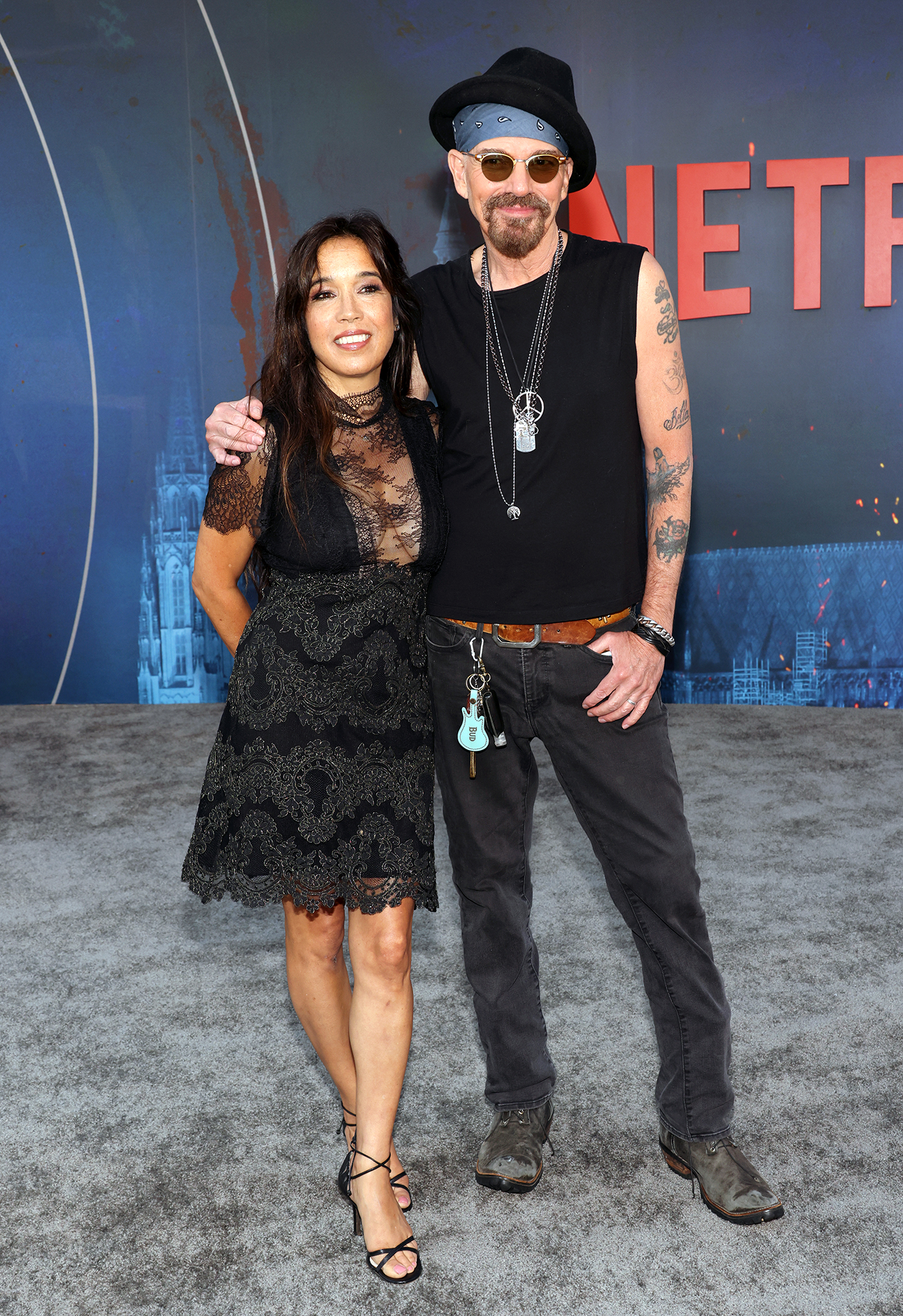 Billy Bob Thornton and Wife Connie Angland Make Rare Appearance at The Gray Man Premiere