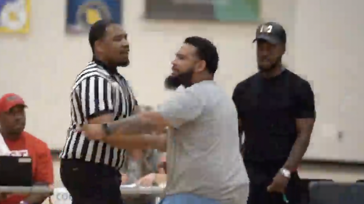 Video Shows Fight Between AAU Ref and Basketball Coach Erupting Into