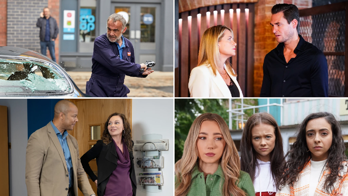 12 soap spoiler pictures: Coronation Street violent attack, EastEnders police raid, Emmerdale caught out, Hollyoaks aftermath