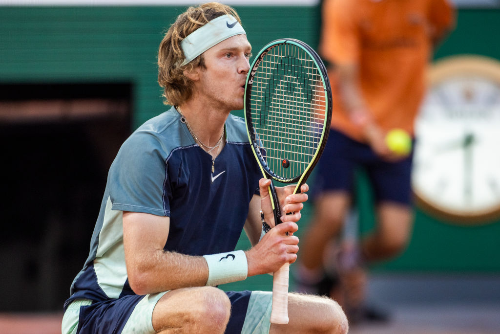 Angry Russian tennis star Andrey Rublev hits out at Wimbledon chiefs over 2022 ban