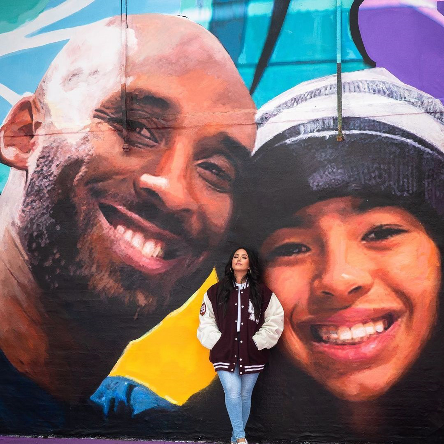Vanessa Bryant Brings Daughters to the Italian City Where Kobe Bryant Lived as a Child: Photos