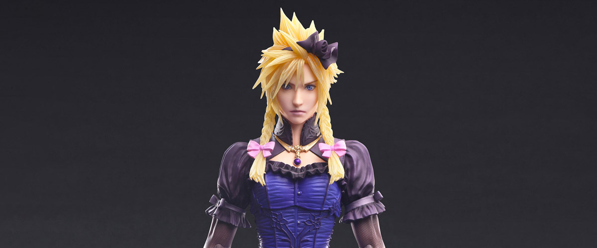 Square Enix Has Finally Made An FF7 Remake Cloud Strife In Dress Play Arts Kai Figure