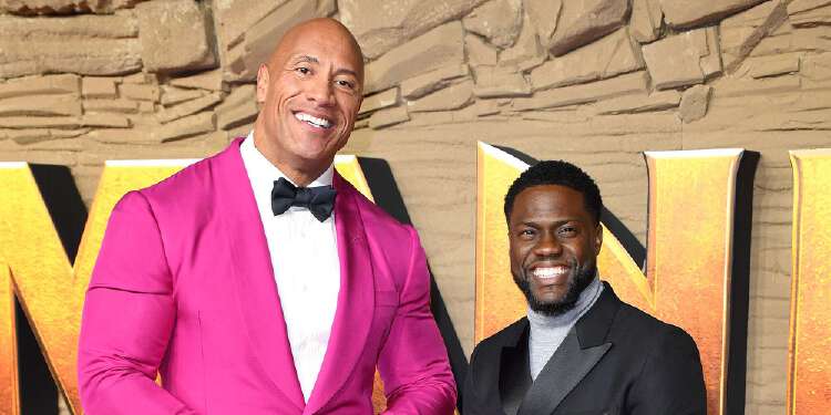 Watch Kevin Hart slap former wrestling champ Dwayne 'The Rock' Johnson ...