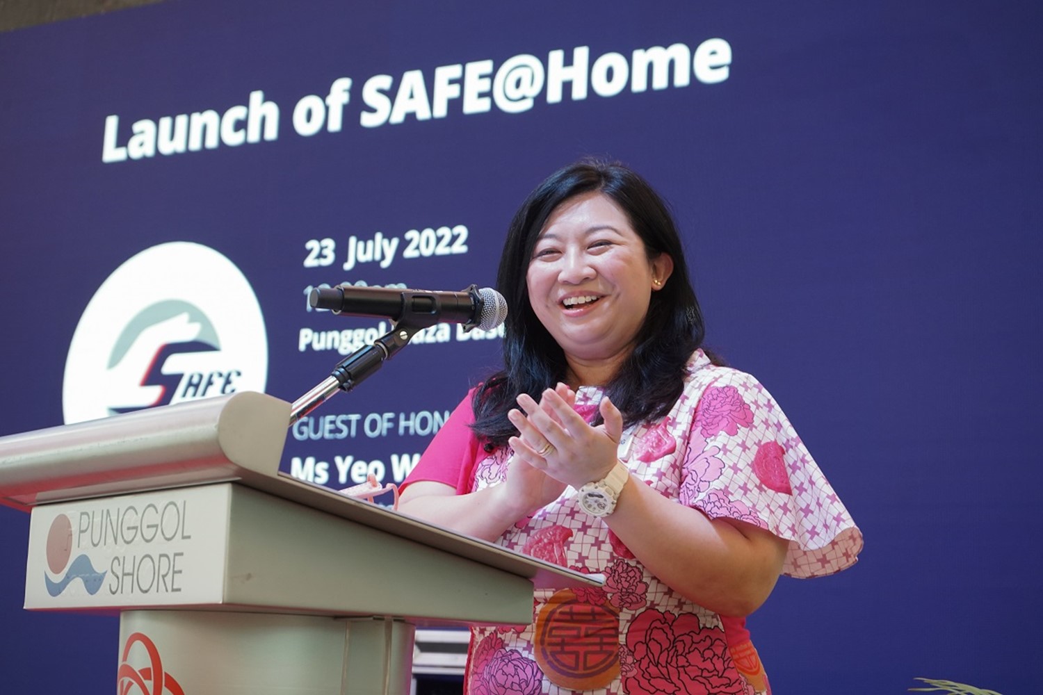 Launch Of SAFE@Home By Member Of Parliament (MP) For Pasir Ris-Punggol GRC, Ms Yeo Wan Ling At Punggol Plaza On 23 July 2022