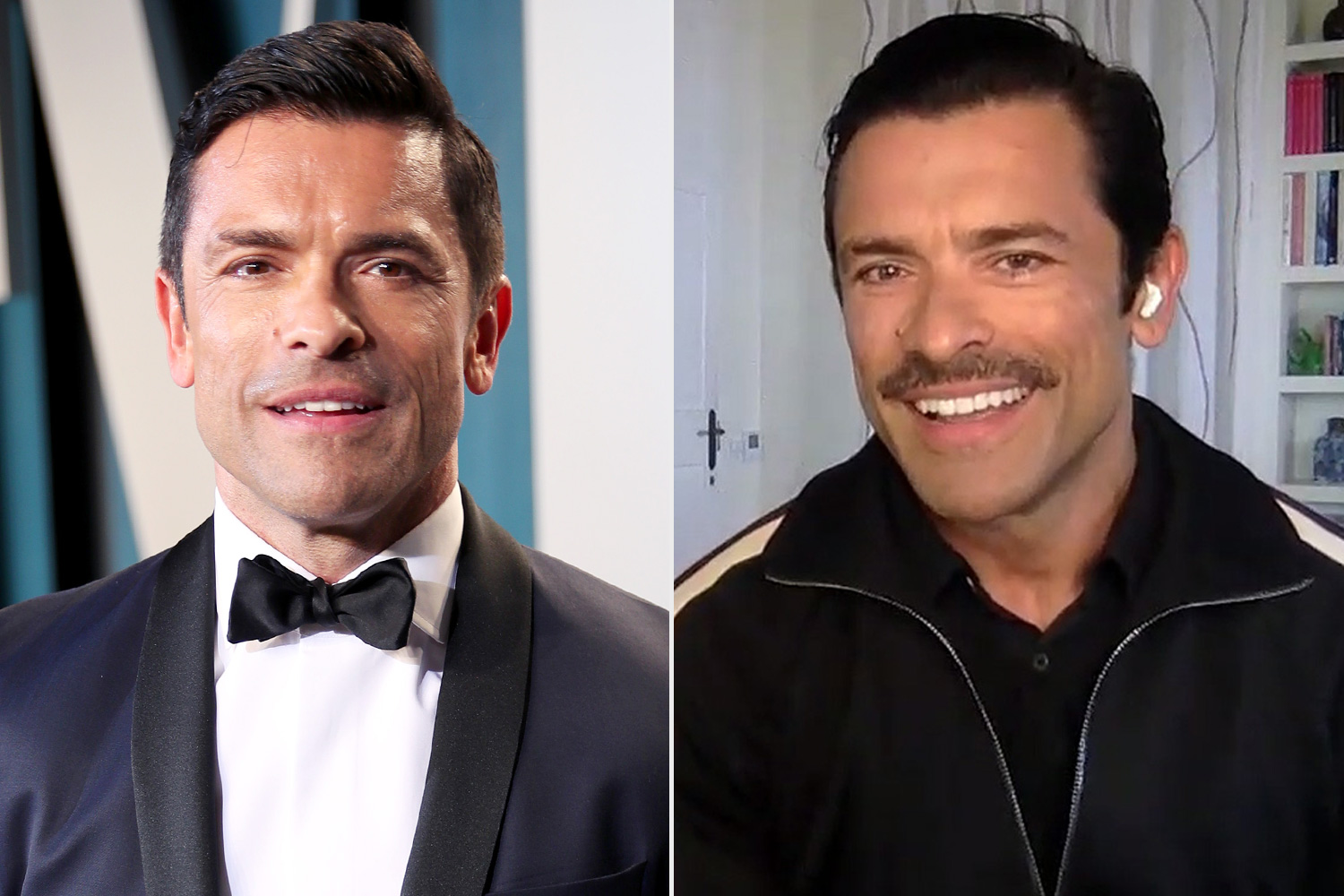 Kelly Ripa Recalls Asking Mark Consuelos to Shave His 'Porn Mustache' But 'He Didn't Want To'